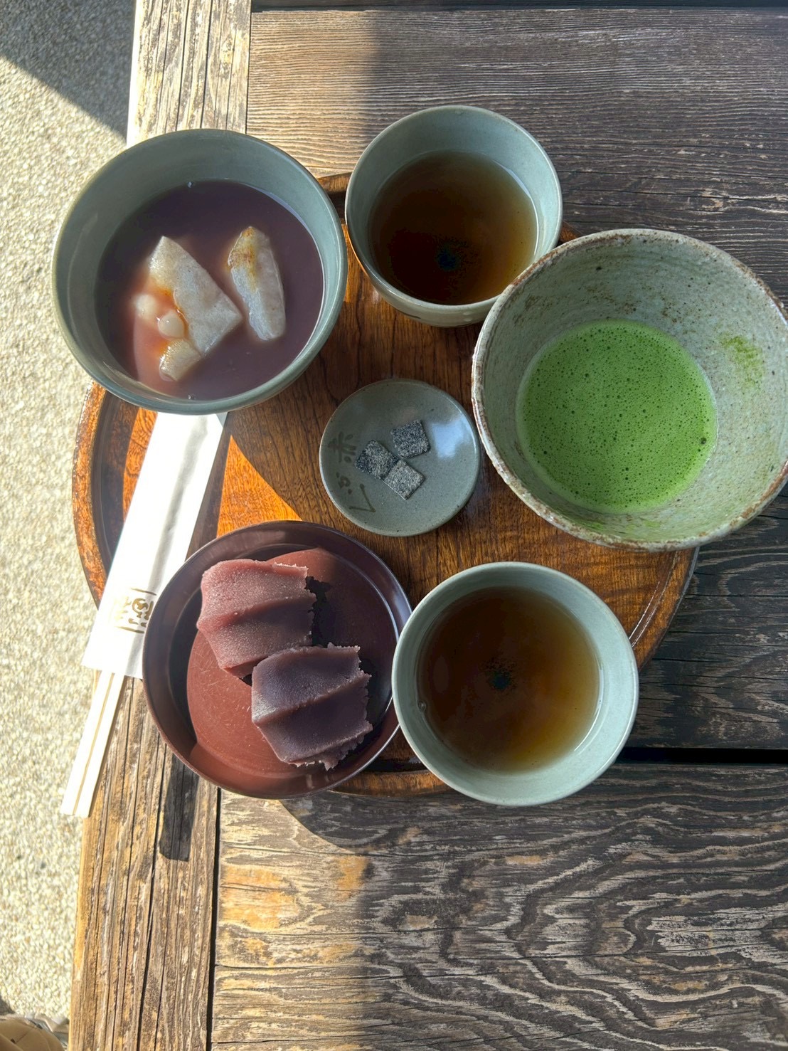 赤福 ぜんざい・赤福もち・抹茶セット