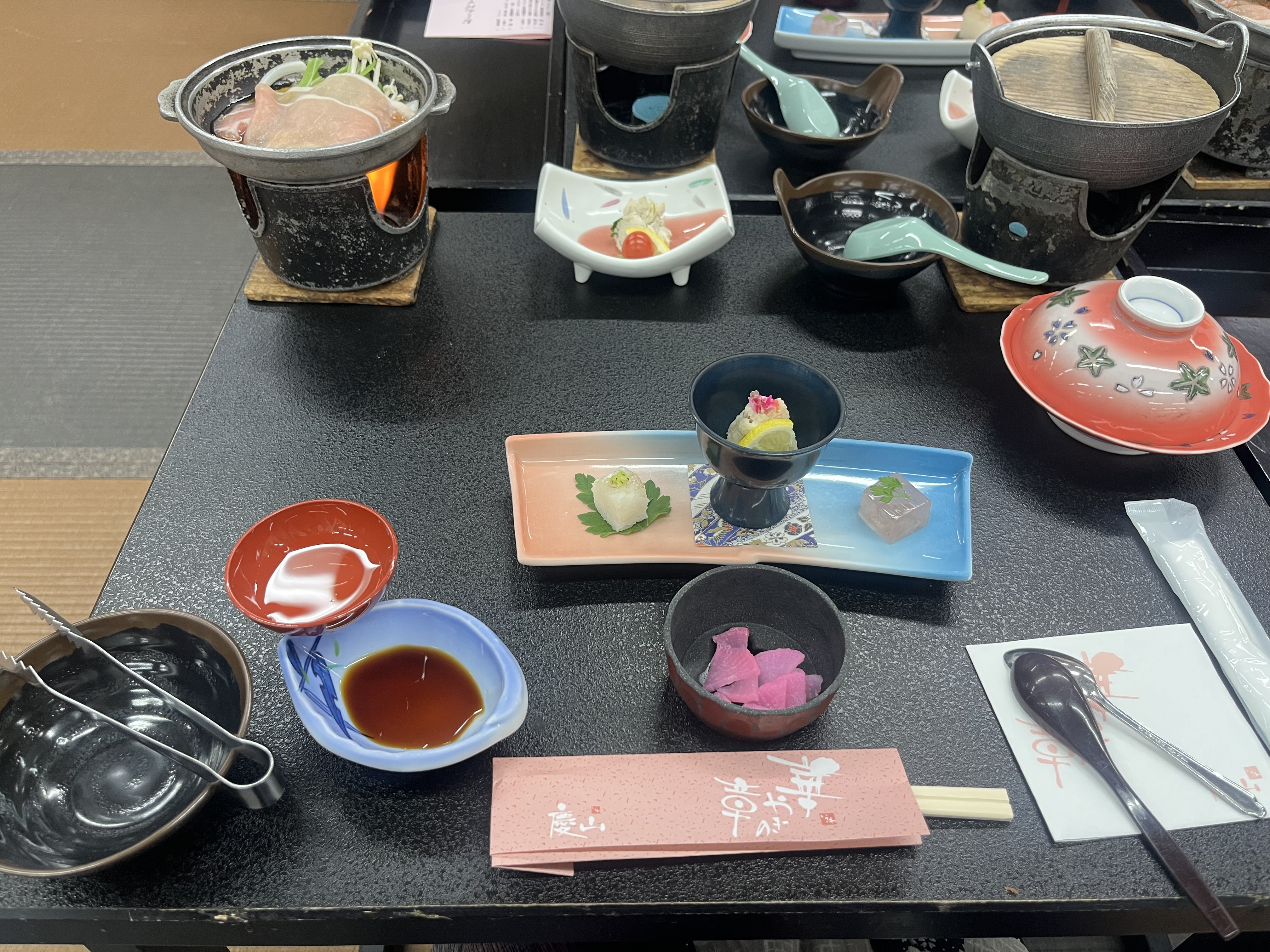 慶山の夕食