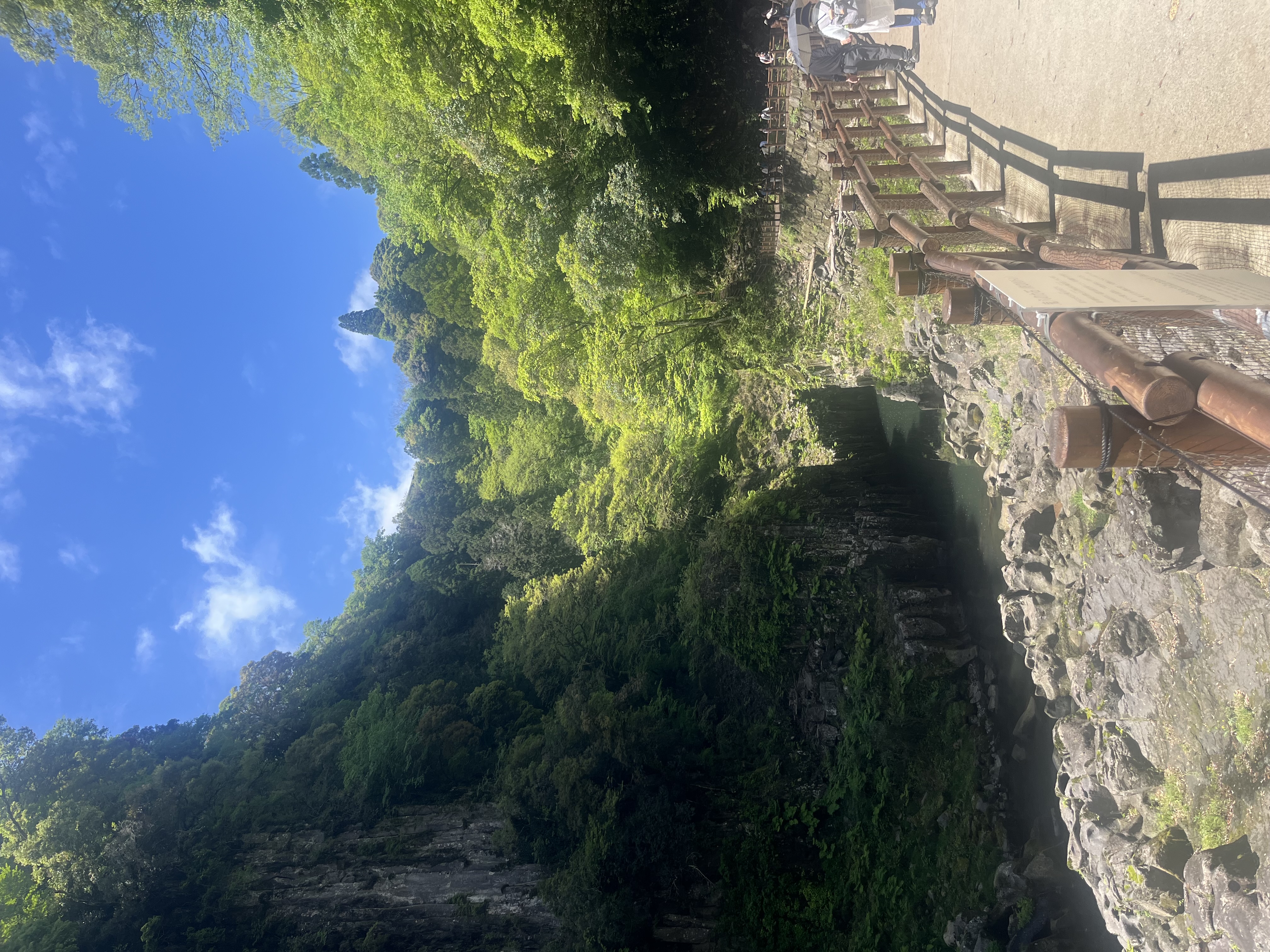 高千穂峡のボートから